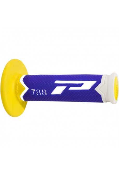 poignées PRO GRIP 788 bleu jaune blanc poignées PRO GRIP 788 bleu jaune blanc