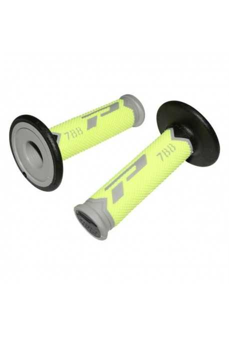 poignées PRO GRIP 788 noir jaune fluo gris poignées PRO GRIP 788 noir jaune fluo gris