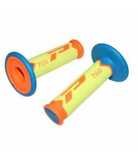 poignées PRO GRIP 788 bleu jaune fluo orange