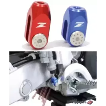 pivot de frein ZETA YZ/F et RMZ bleu