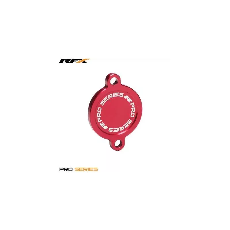 Couvercle de filtre à huile RFX Pro (Rouge) - Kawasaki 19-23
