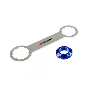 écrou + clé KAWASAKI KX/F 04-13