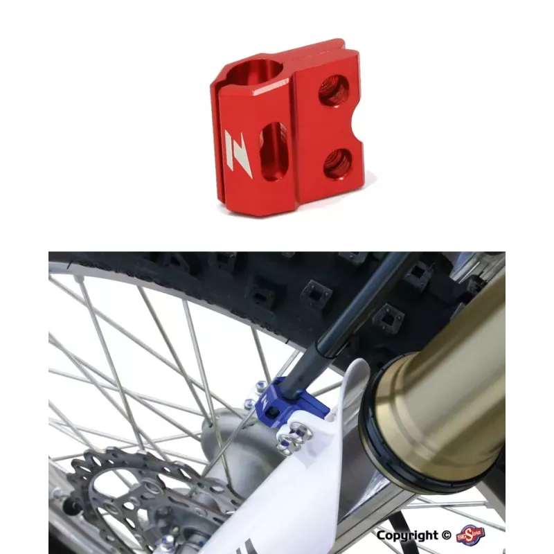 fixe durite ZETA rouge 19.90