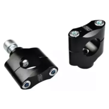 Pontets de guidon SCAR Ø28.6mm +35mm té de fourche SCAR percé