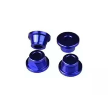 Douilles SCAR alu bleu Kawasaki KX250F 15-20