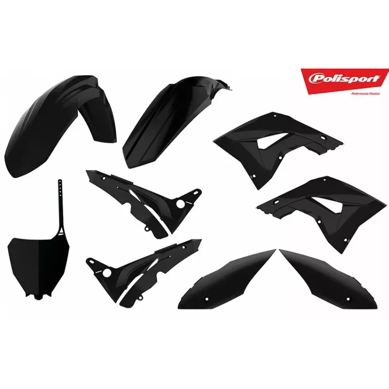 Kit plastique POLISPORT Restyle/couleur origine Honda