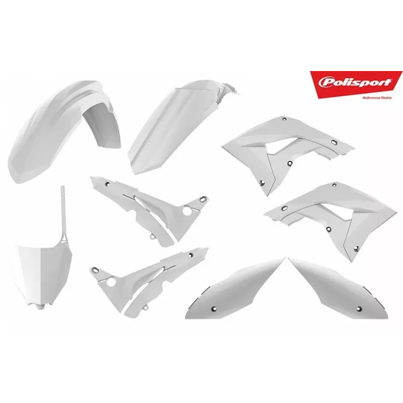 Kit plastique POLISPORT Restyle/couleur origine Honda