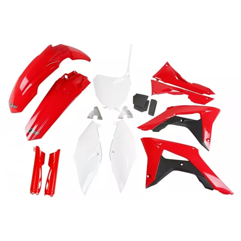 Full kit plastique UFO 450 CRF 17-20 et 250 CRF 18-21 avec cache boite à air