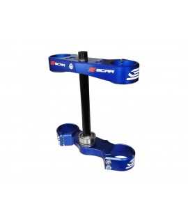 Te de fourche SCAR Offset 16mm bleu Husqvarna TC85/KTM SX85