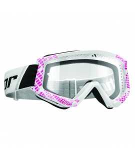 masque combat goggles cap pink/white