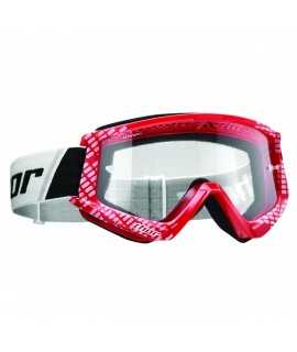 masque combat goggles cap red/white