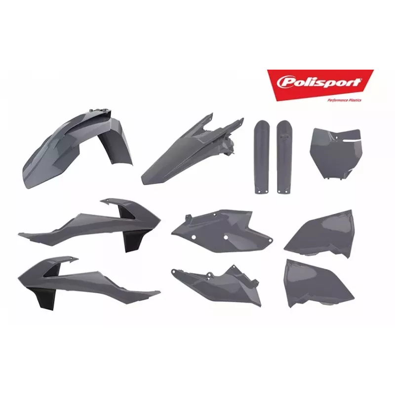 kit plastique POLISPORT gris SX/F 16-18
