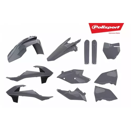 kit plastique SX/F 16-18 gris nardo POLISPORT