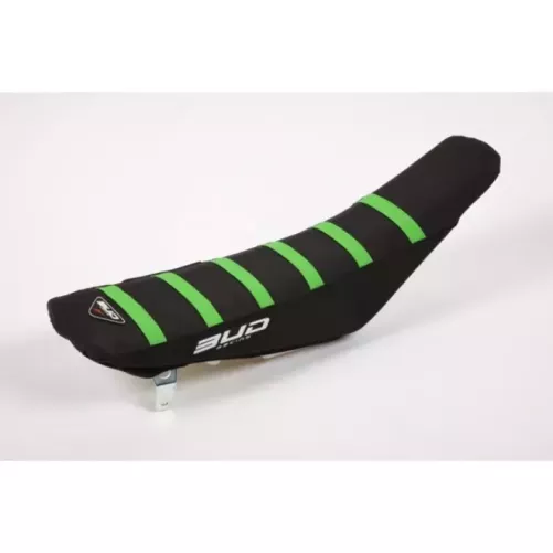 housse bud racing 450 KXF 12-18, 250 KXF 13-20 noir bandes vertes