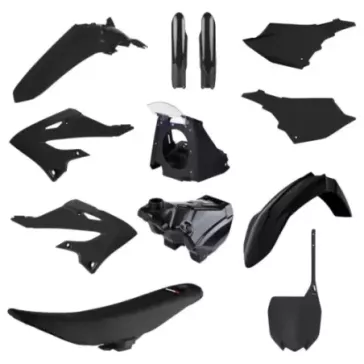 kit plastique complet POLISPORT 125/250 YZ 02-21 restylé 22-24 avec selle complete et reservoir