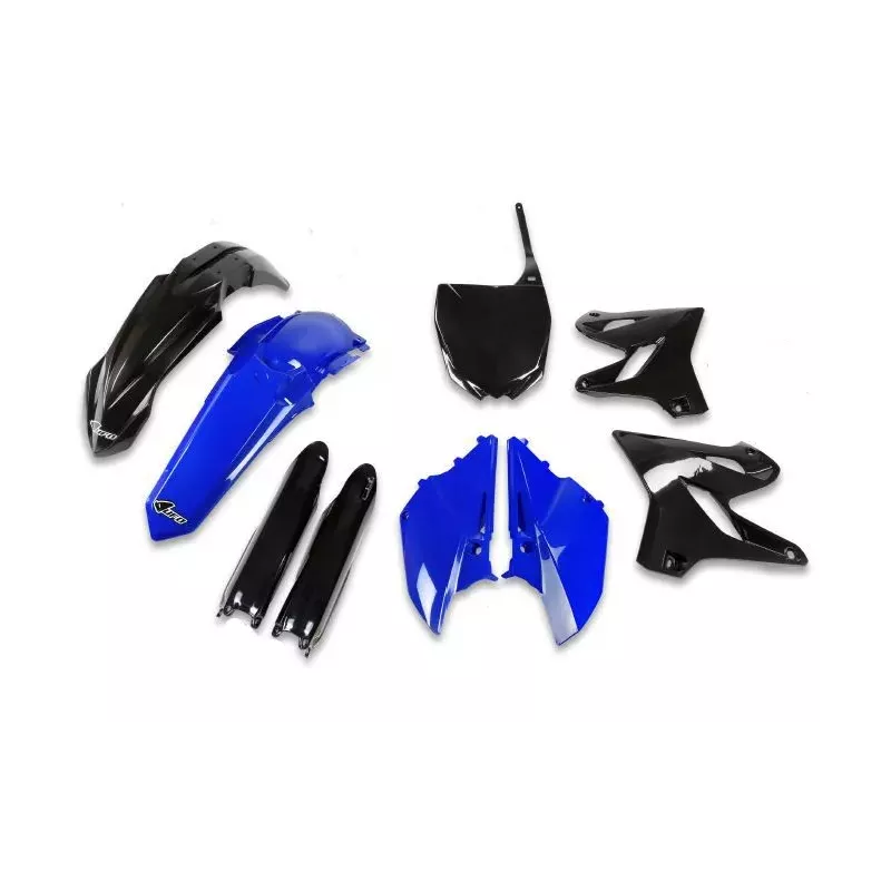 kit plastique UFO 125 et 250 YZ 15-19 noir bleu edition limitée