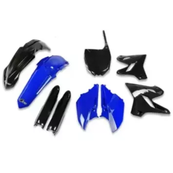 kit plastique UFO 125 et 250 YZ 15-19 noir bleu edition limitée