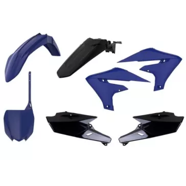 kit plastique POLISPORT 450 YZF 18-21 et 250 YZF 19-21 bleu noir