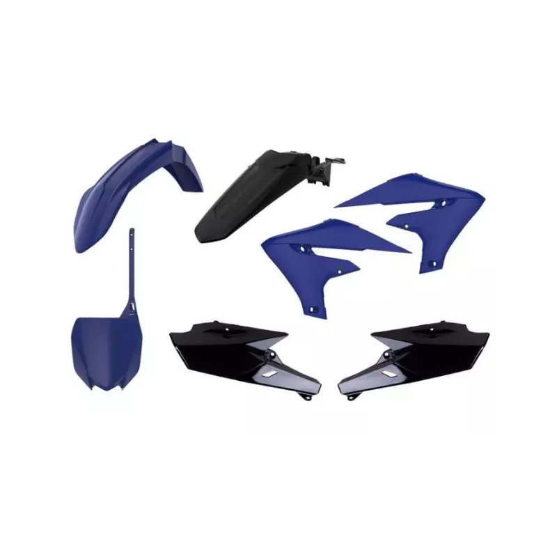 kit plastique POLISPORT 450 YZF 18-19 et 250 YZF 19 bleu noir