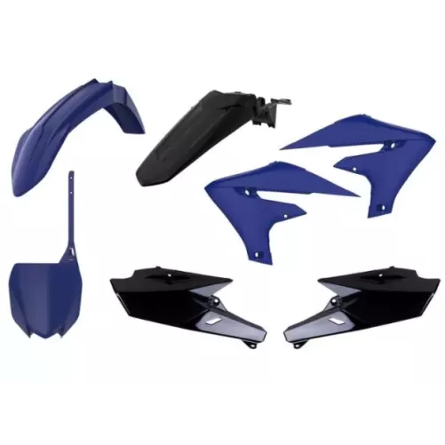 kit plastique POLISPORT 450 YZF 18-21 et 250 YZF 19-21 bleu noir