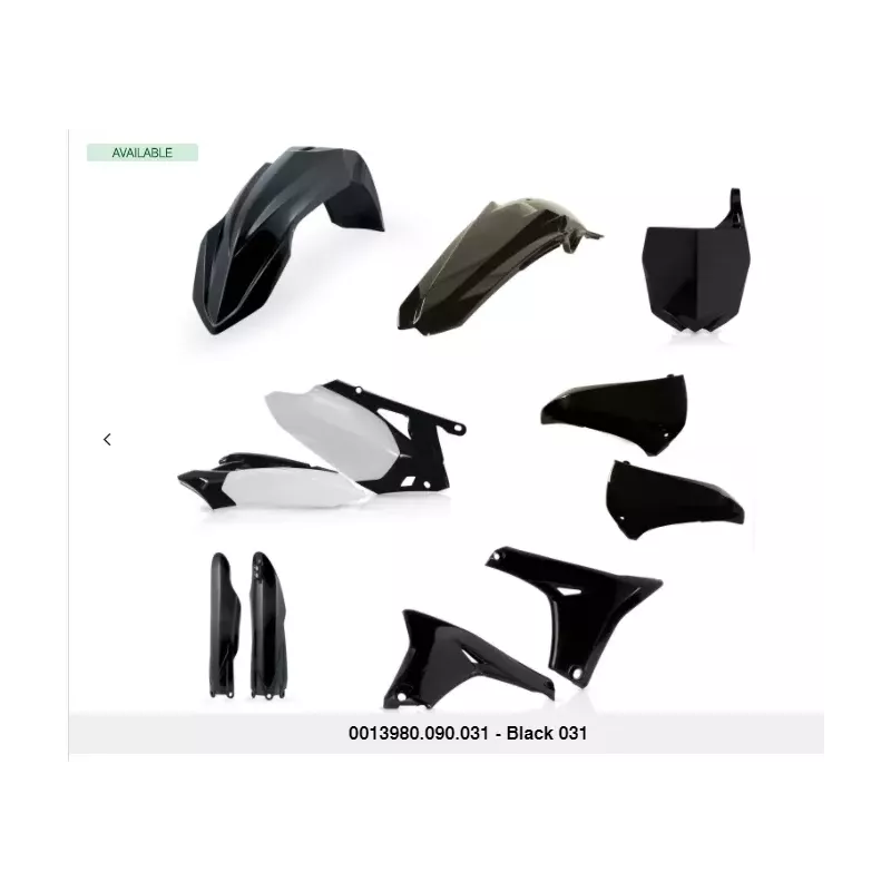 full kit plastique complet ACERBIS 450 YZF 10-13