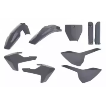 Kit plastique POLISPORT MX gris nardo TC/FC 2016-2018