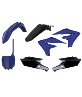 kit plastique POLISPORT 450 YZF 18-19 et 250 YZF 19 bleu noir