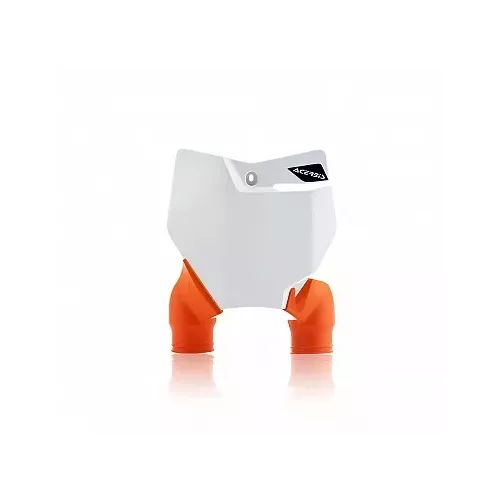 plaque avant ACERBIS RAPTOR SX F 16-17 et TC FC 16-17 Blanc/orange