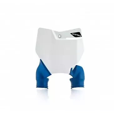 plaque avant ACERBIS RAPTOR SX F 16-17 et TC FC 16-17 Blanc/bleu