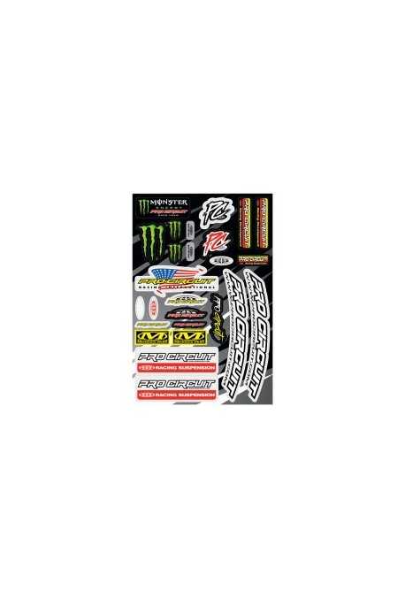 planche sticker PRO CIRCUIT MONSTER planche sticker PRO CIRCUIT MONSTER