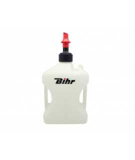 Bidon d'essence BIHR Home Track homologué TÜV blanc 10L