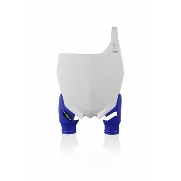 plaque avant ACERBIS RAPTOR YZ F 10-17 Blanc/bleu