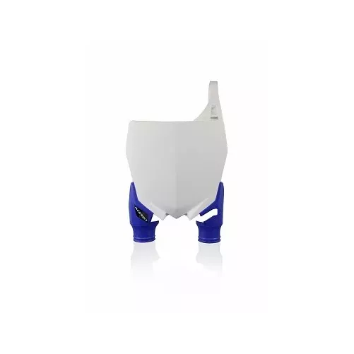 plaque avant ACERBIS RAPTOR YZ F 10-17 Blanc/bleu