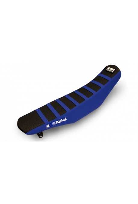 Housse de selle BLACKBIRD Zebra noire/bleu Yamaha YZ1250/450 Housse de selle BLACKBIRD Zebra noire/bleu Yamaha YZ1250/450