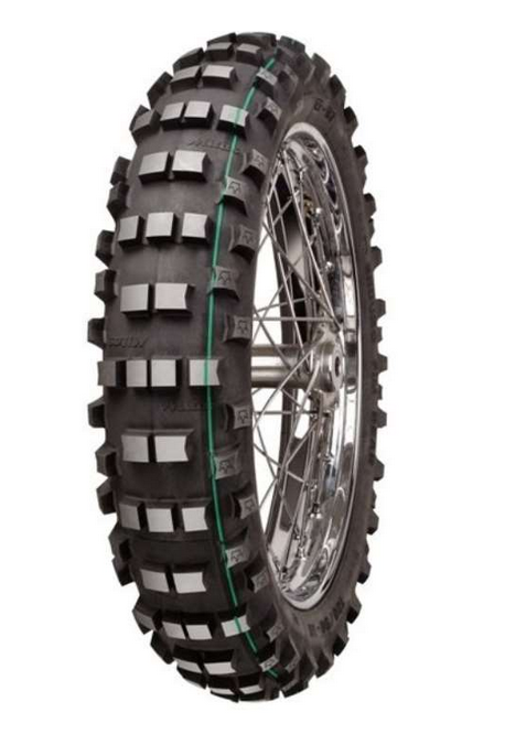pneu arriere MITAS bande verte 140-18 pneu arriere MITAS bande verte 140-18