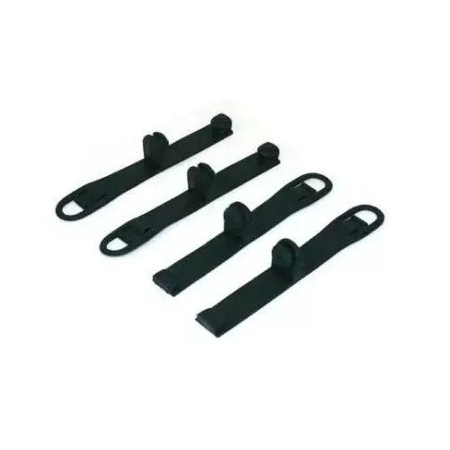 Sangles de fixation de plaque phare enduro KTM EXC/F 20-23 caoutchouc orange