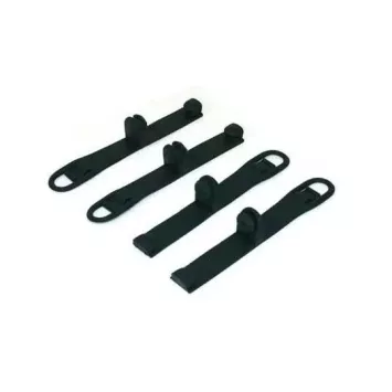 Sangles de fixation de plaque phare enduro KTM EXC/F 20-23 caoutchouc orange