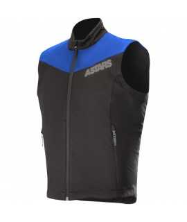 veste sans manche alpinestars session race bleu noir