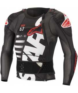 Gilet de protection manche longue Alpinestars Sequence noir blanc rouge