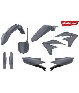 kit plastique POLISPORT 450 YZF 18-19 et 250 YZF 19 gris nardo