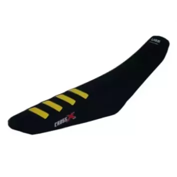 CrossX - HOUSSE DE SELLE RMZ 250 10-18 RMZ 450 08-17 UGS COLOR WAVE BLACK-YELLOW