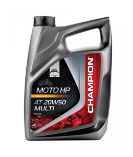 Huile moteur 4T Champion Moto HP 20w50 4 litres