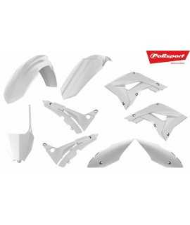 kit plastique POLISPORT 450 CRF 17-18 et 250 CRF 18 transparent avec boite à air