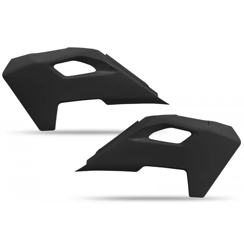 Ouïes de radiateur UFO - Husqvarna TC/TX/FC/FX 2023-24 couleur noir/gris/blanc