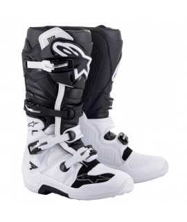 Bottes ALPINESTARS tech7 blanc noir