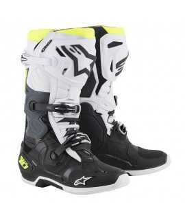 Bottes Alpinestars Tech 10 Noir/ Blanc/ Jaune Fluo