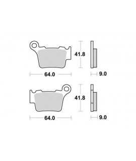 plaquettes arriere SIFAM  KTM, HUSQVARNA, SHERCO