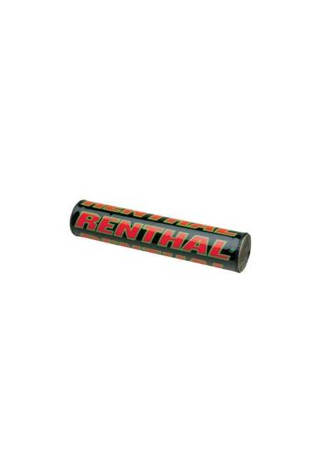 Mousse de guidon RENTHAL avec barre noir rouge vert Mousse de guidon RENTHAL avec barre noir rouge vert