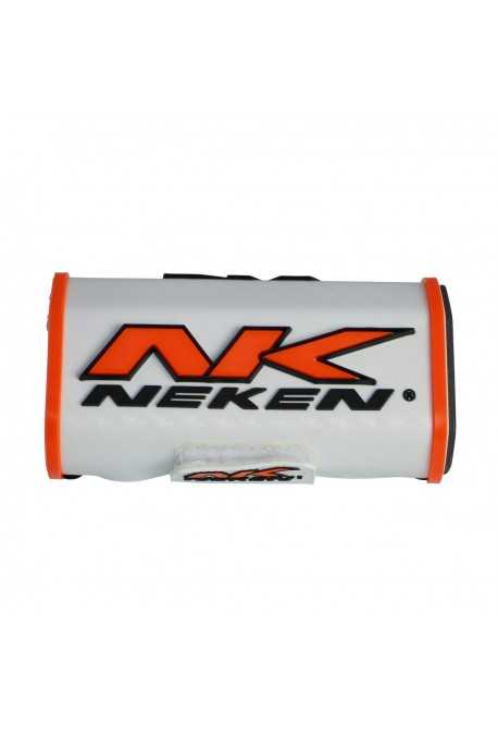 mousse sans barre NEKEN enduro blanc orange mousse sans barre NEKEN enduro blanc orange