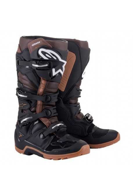 alpinestars tech7 enduro noire marron alpinestars tech7 enduro noire marron